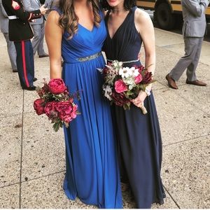 Royal blue bridesmaid dress